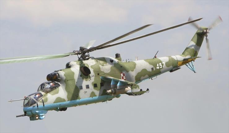 Wojna Ukraińsko-Rosyjska 2022-2024 Uzbrojenie - Mi24CP_modified Polski Mi-24.jpg