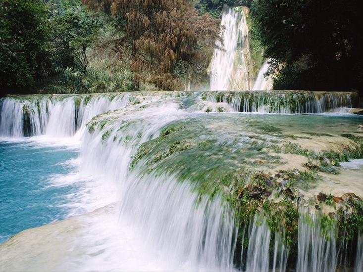 Krajobrazy - Minas Viejas Waterfalls, Huasteca Potosina, Mexico.jpg