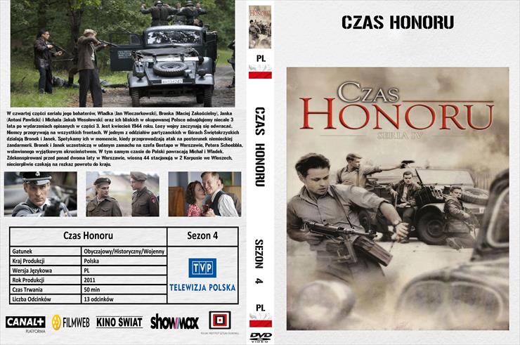 Okładki DVD Polskie Filmy i Seriale - Czas-Honoru-Sezon-4.gif