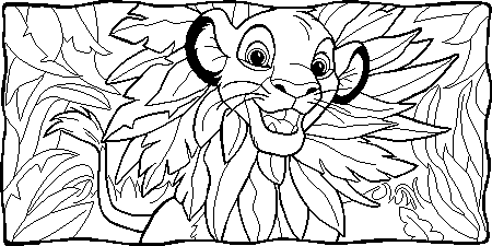 król lew - Król lew2 - kolorowanka 13.gif